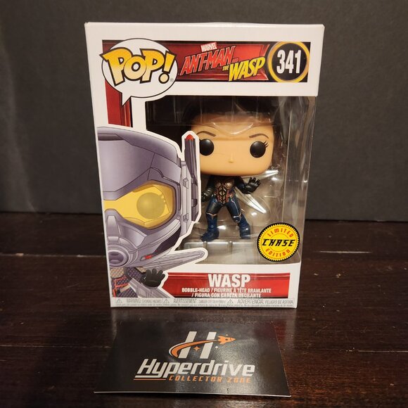 Marvel Ant-Man & the Wasp Wasp CHASE Funko PoP Vinyl Figure #341 - Picture 1 of 7